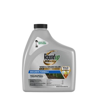 Roundup® Dual Action Weed & Grass Killer Plus 4 Month Preventer QuickHand™ Refill